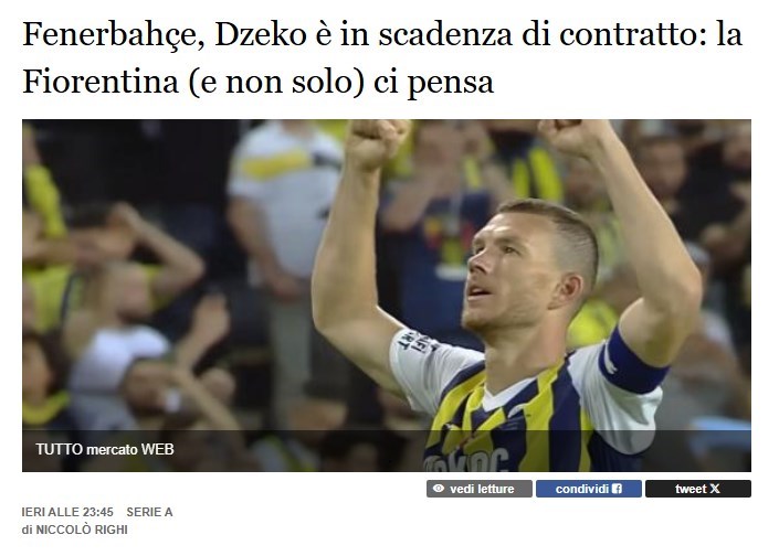 Dzeko italija