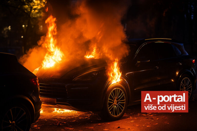 Saznajemo ko je policijski službenik kome je zapaljen terenac marke Porsche