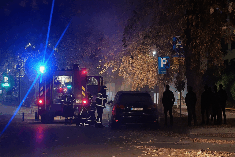 U Tuzli ispred Hotela Melain večeras pred brojnim očevicima sa dva koktela  zapaljen terenac marke Porsche