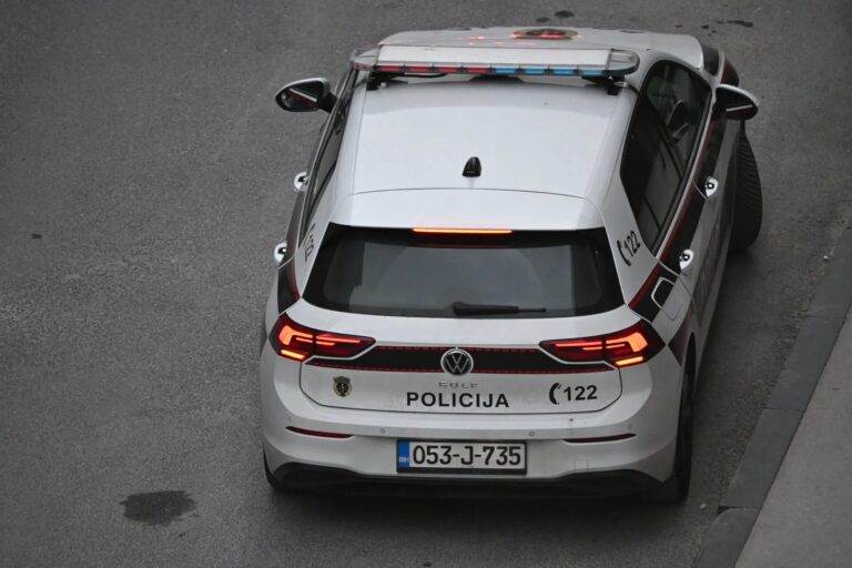 Policijska intervencija nakon požara u Novom Sarajevu
