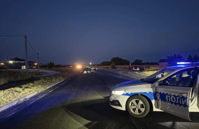 Policija na mjestu sudara automobila i motocikla kod Bijeljine