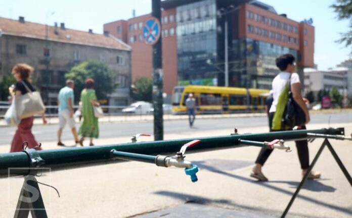 Radovi na potisnom cjevovodu za rezervoar Kobilja Glava u Sarajevu Radovi na potisnom cjevovodu za rezervoar Kobilja Glava u Sarajevu