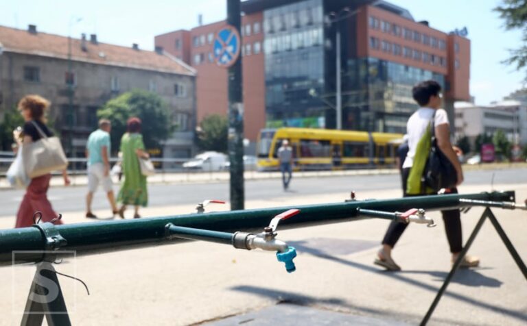 Radovi na potisnom cjevovodu za rezervoar Kobilja Glava u Sarajevu