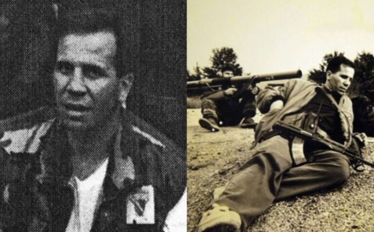 Spomen-obilježje i fotografija Ramiza Salčina, heroja odbrane Sarajeva