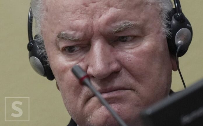 Ratko Mladić tokom sudskog postupka pred Haškim tribunalom