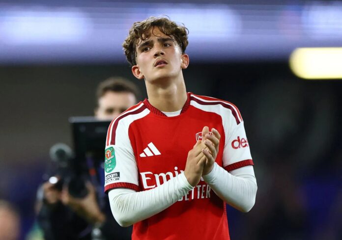 Max Dowman slavi pogodak Arsenala protiv Ipswicha u Liga kupu
