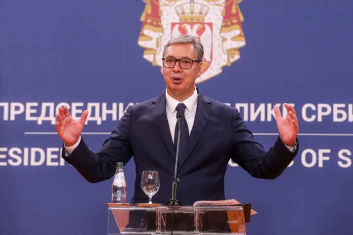 Aleksandar Vučić tokom obraćanja o izjavama Marte Kos