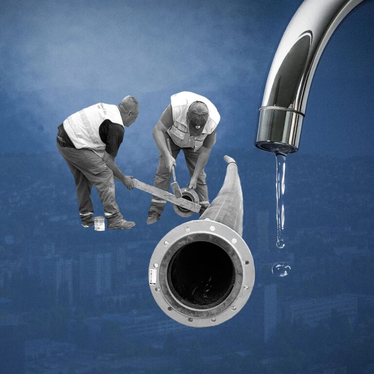 Radovi na popravci vodovodne mreže u Sarajevu