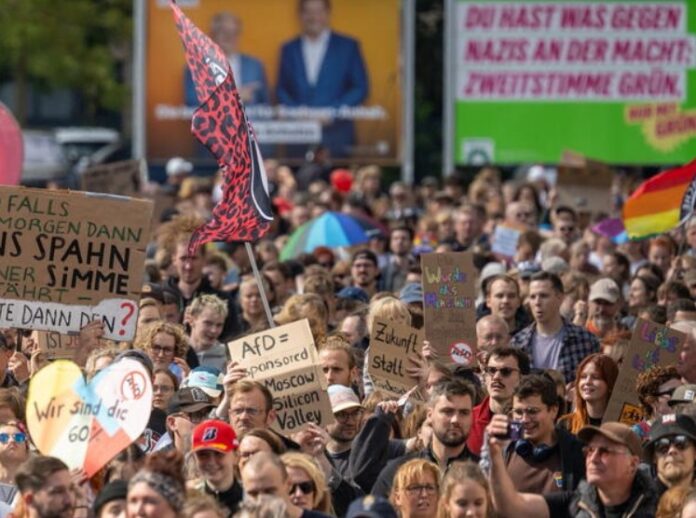 Protest građana u Magdeburgu uoči izbora u Saksoniji-Anhalt
