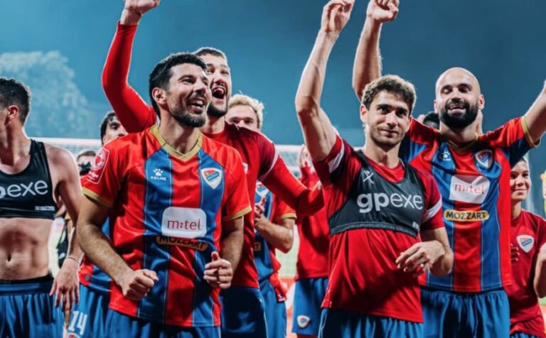 Detalj derbija Borca i Zrinjskog na Gradskom stadionu u Banjoj Luci