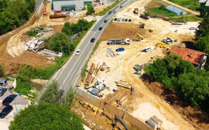 Radovi na izgradnji XII transverzale prema Aerodromu Sarajevo
