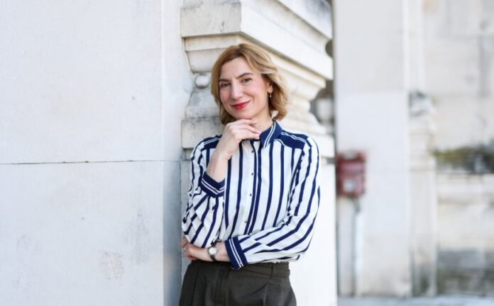 Daria Lorenci Flatz tokom najave monodrame Ja, glumica u Sarajevu