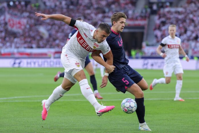 Ermedin Demirović slavi pogodak za Stuttgart protiv Vikinga Ermedin Demirović slavi pogodak za Stuttgart protiv Vikinga