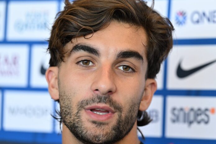Ferran Torres u dresu PSG-a tokom fudbalske utakmice