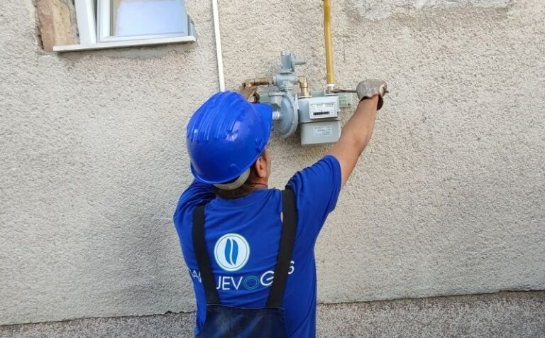 Radovi na gasnom priključku na području Kantona Sarajevo