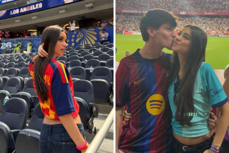 Ines García objavila fotografiju s mlađim bratom tokom utakmice Barcelone