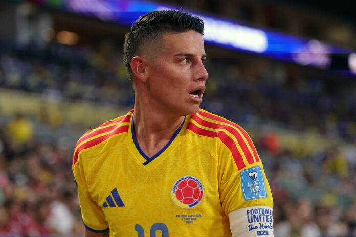 James Rodriguez tokom fudbalske utakmice