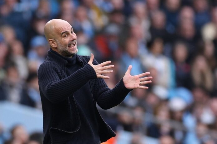 Pep Guardiola na konferenciji za medije Manchester Cityja