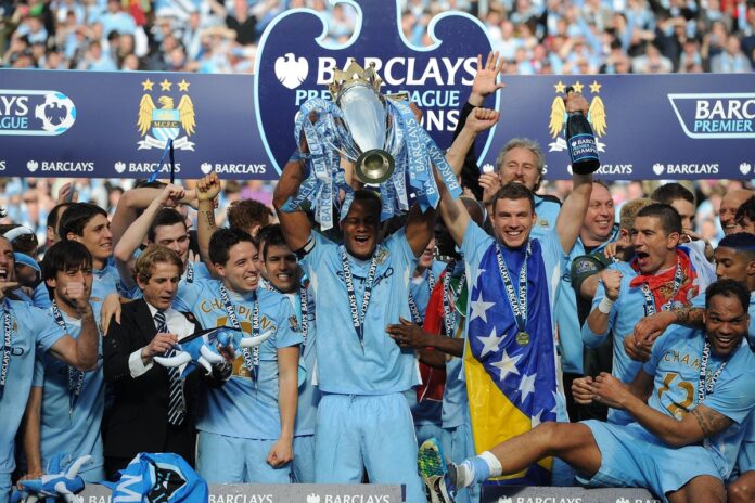 Grb Manchester Cityja uz vijest o mogućem oduzimanju titula