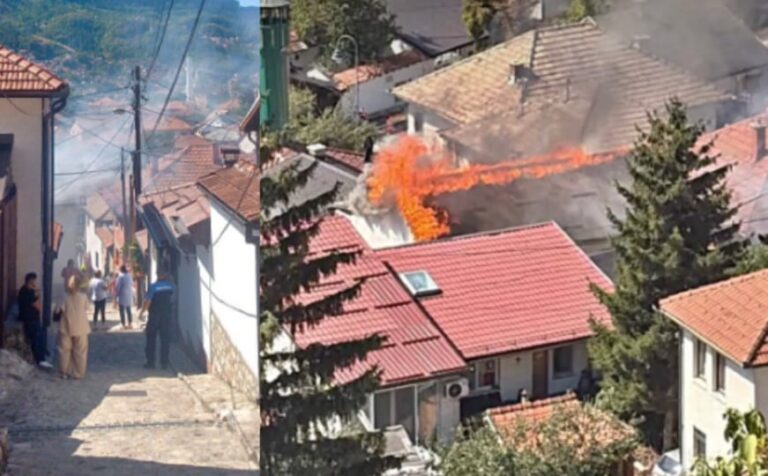 Vatrogasci intervenišu nakon požara na krovu porodične kuće na Vratniku