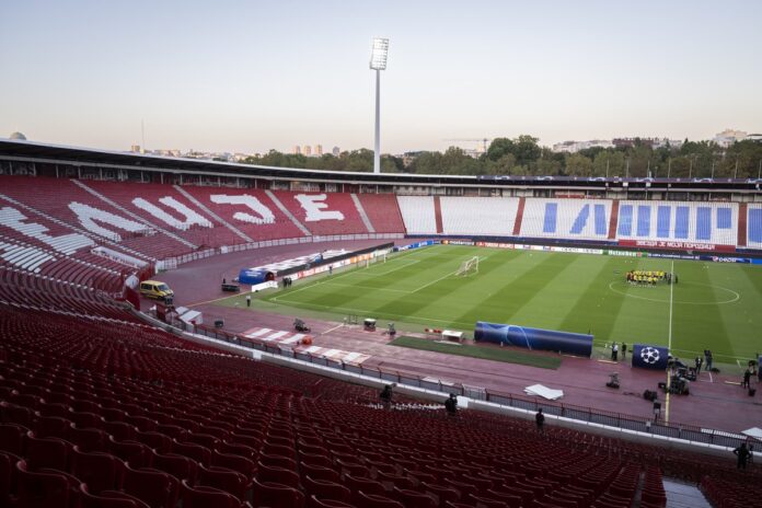 Stadion Marakana uoči utakmice Srbije i Nizozemske
