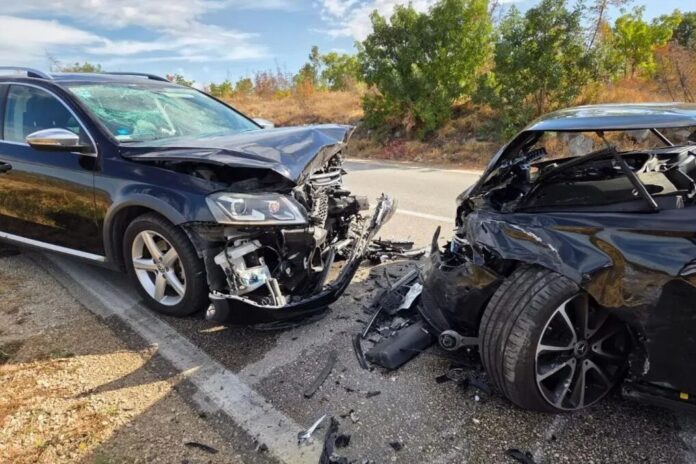 Sudar tri automobila na magistralnoj cesti Mostar–Čitluk u mjestu Čula