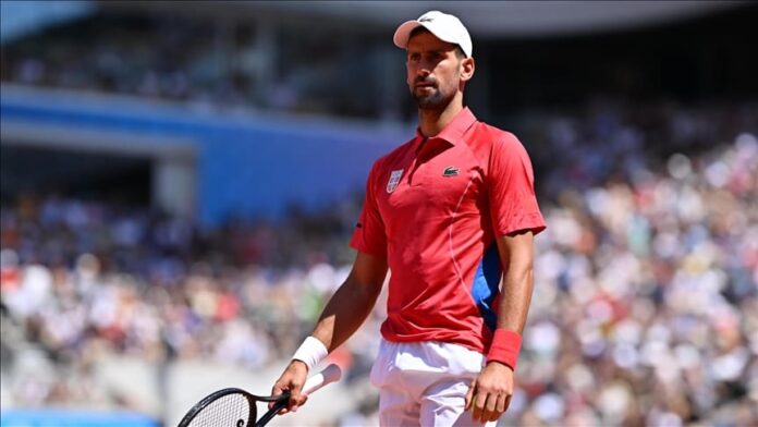 Novak Đoković tokom teniskog meča nakon pada na 12. mjesto ATP liste