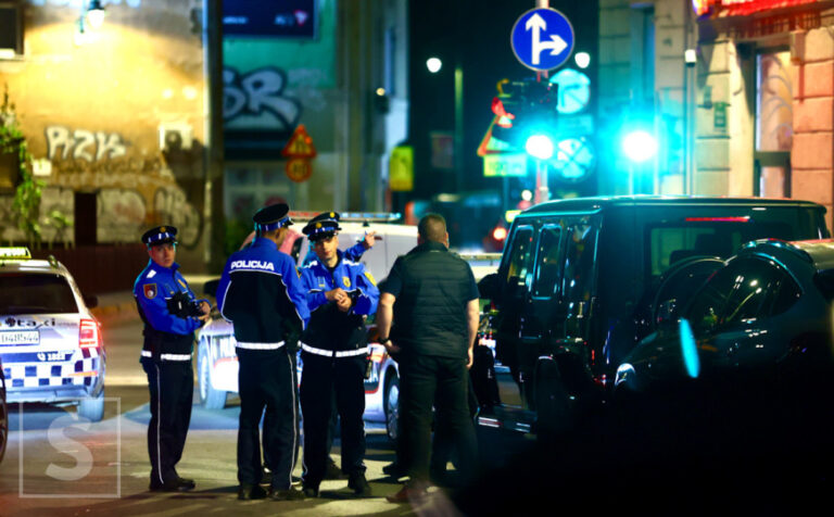 Policijska patrola na području Starog Grada u Sarajevu