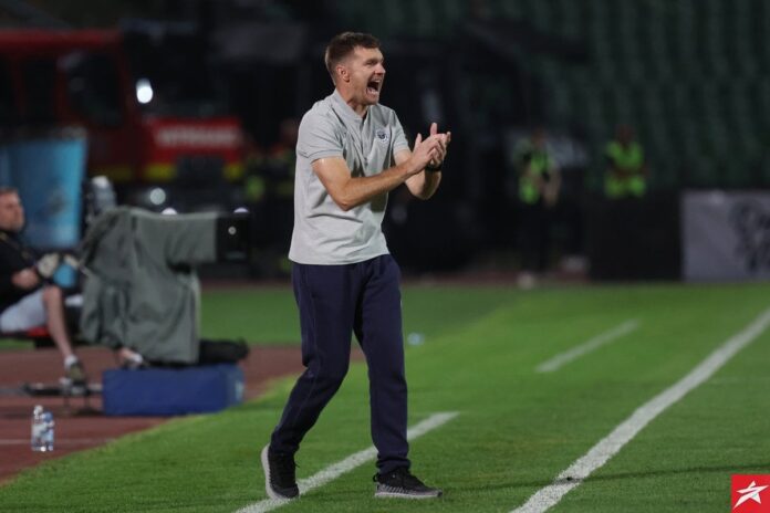 Antonio Ivančić slavi pogodak Zrinjskog protiv Veleža u mostarskom derbiju