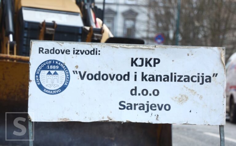 Vodovodne cijevi i redukcije vode u Sarajevu