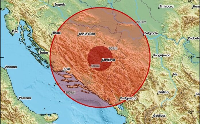 Podrhtavanje tla u Sarajevu i okolnim mjestima
