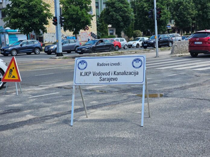 Radovi na vodovodnoj mreži u sarajevskim ulicama