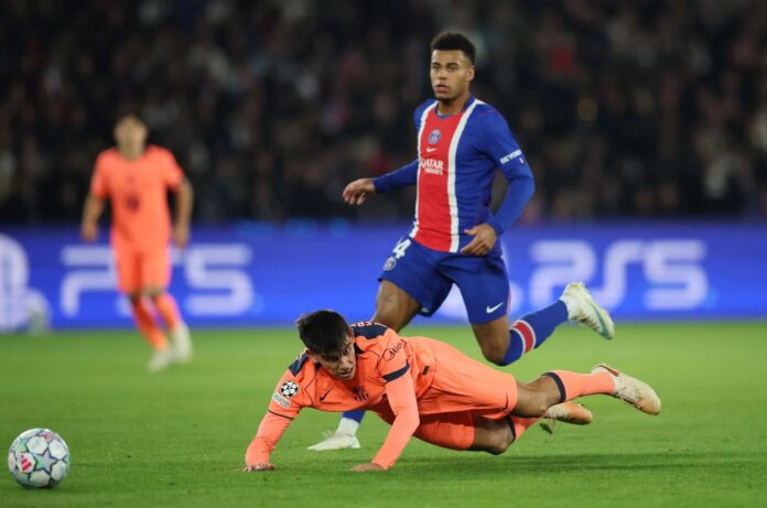 Désire Doue slavi pogodak PSG-a protiv Barcelone