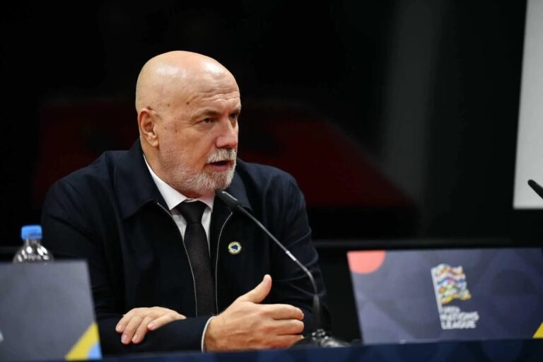 Sergej Barbarez na press konferenciji nakon remija BiH i Švedske