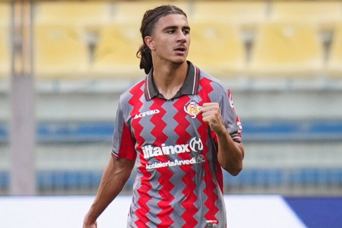 Adin Ličina u dresu Cremonesea tokom utakmice Serie B Adin Ličina u dresu Cremonesea tokom utakmice Serie B
