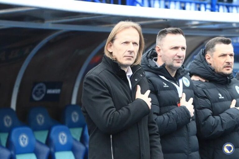 Branislav Krunić na klupi U-21 reprezentacije Bosne i Hercegovine