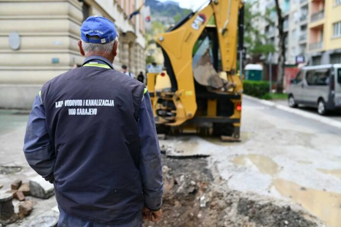 Radovi na vodovodnoj mreži u Sarajevu