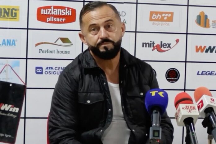 Edis Mulalić na konferenciji FK Sloboda uoči derbija protiv Travnika