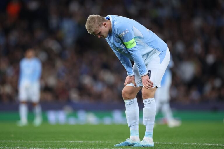 Erling Haaland u dresu Manchester Cityja tokom fudbalske utakmice