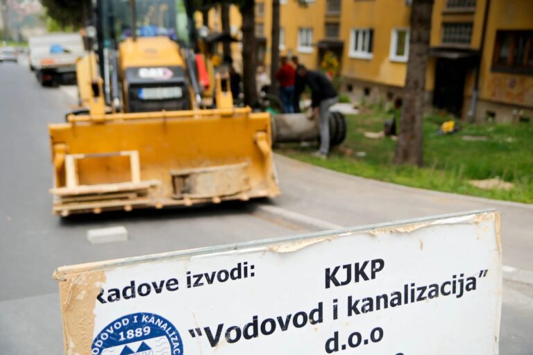 Radovi na vodovodnoj mreži u sarajevskim ulicama