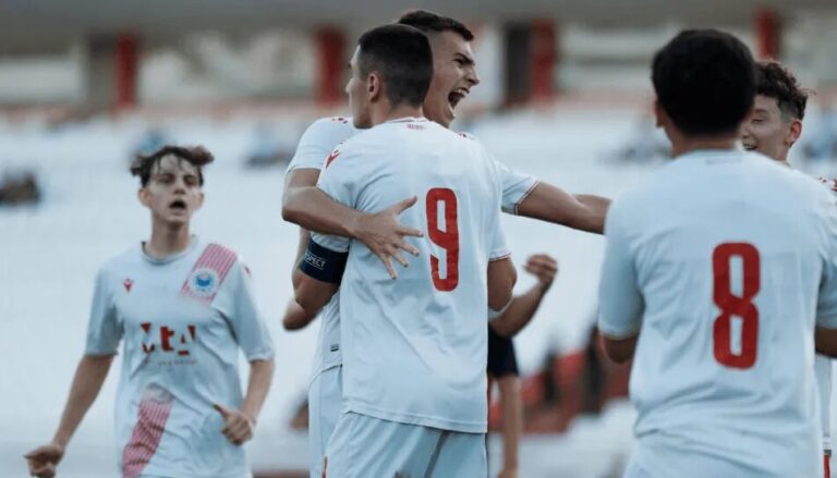 Juniori Zrinjskog pred utakmicu protiv PAOK-a u Mostaru