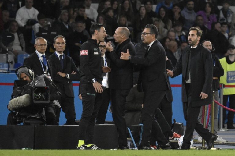 Massimiliano Allegri tokom utakmice Napolija i Rome