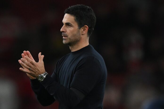 Mikel Arteta tokom utakmice Arsenala