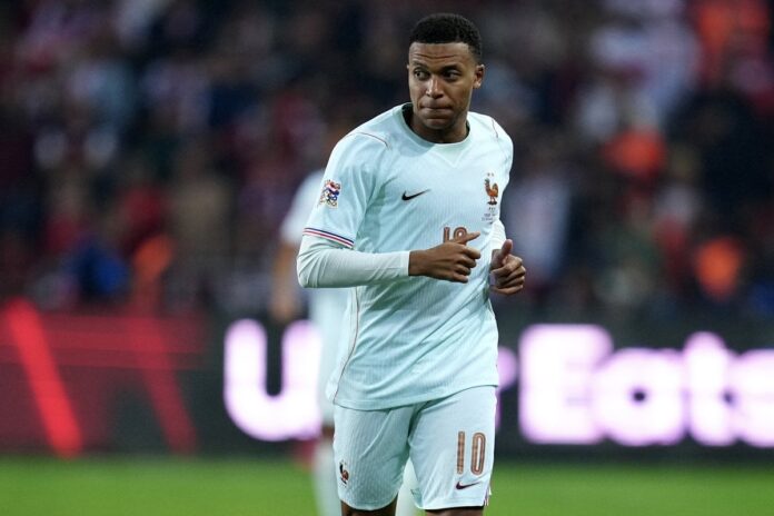 Kylian Mbappe tokom utakmice Real Madrida na stadionu Bernabeu