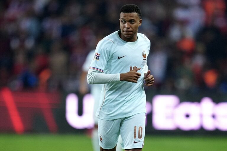Kylian Mbappe tokom utakmice Real Madrida na stadionu Bernabeu