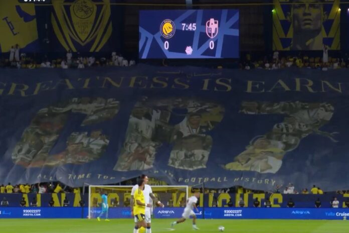 Cristiano Ronaldo slavi pogodak za Al Nassr protiv Al Diriyaha