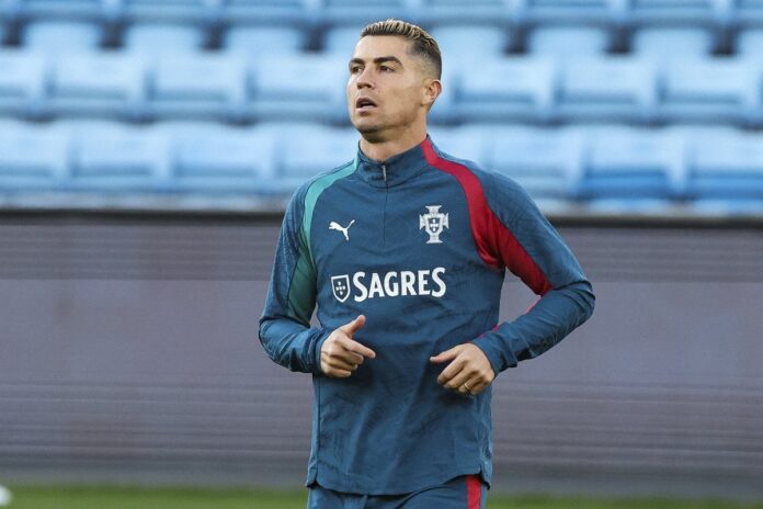 Cristiano Ronaldo u dresu portugalske reprezentacije tokom utakmice