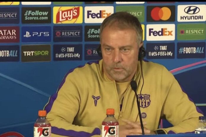 Hansi Flick i Pau Cubarsi na konferenciji Barcelone u Istanbulu
