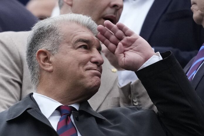 Joan Laporta tokom obraćanja o Barceloni, Real Madridu i slučaju Negreira