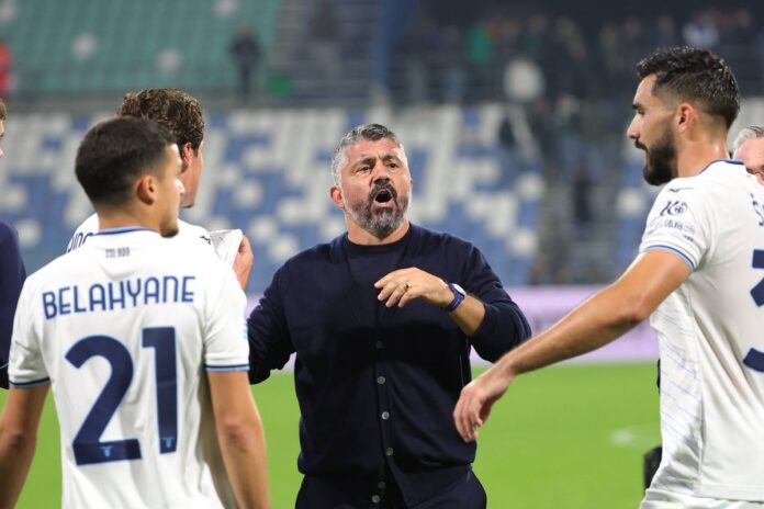Igrači Lazija slave pobjedu protiv Sassuola u Serie A